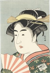 Shunko/The Actor Ichikawa Monnosuke II as Osome【Reproduction】[二世市川門之助のお染【復刻版】  ]