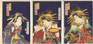 Kunichika/Kabuki Play: Date Zensei Kuruwa Kagami[伊達全盛花街鏡]