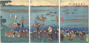 Yoshimori/Procession on the Tokaido[東海道行列の図]