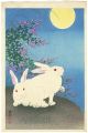 <strong>Ohara Koson(Shoson)</strong><br>Rabbits and Bush Clover under ......