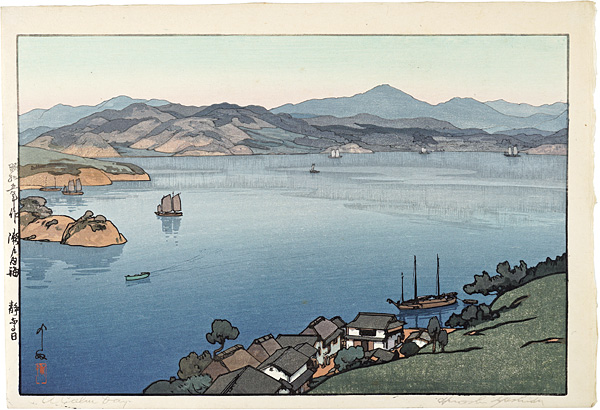 Yoshida Hiroshi “The Inland Sea Series-Second Series / A Calm Day”／