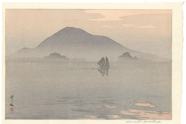 Yoshida Hiroshi “The Inland Sea Series / Evening after Rain”／
