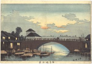 <strong>Yasuji,Tankei</strong><br>Evening View of Asakusa Bridge