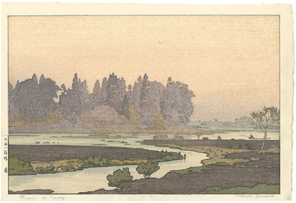 Yoshida Toshi “Four Landscapes / Morinji in Spring”／