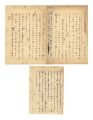 Autograph manuscript:About art......