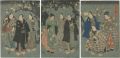 <strong>Toyokuni III</strong><br>Plum Blossoms at Their Height ......