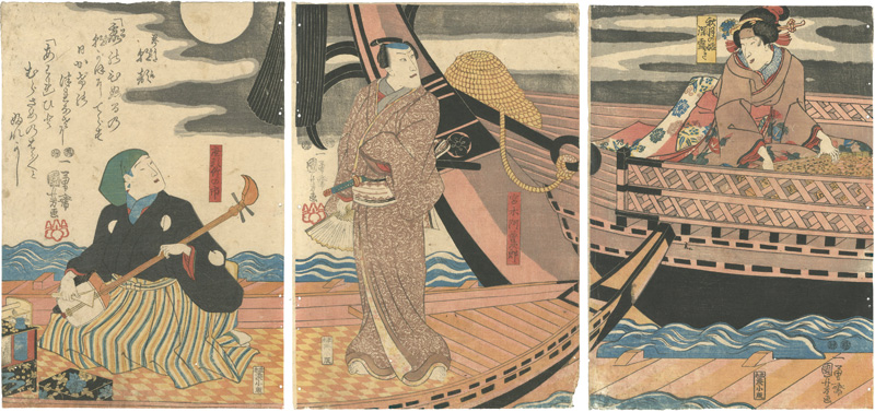 Kuniyoshi “Kabuki Play: Asagao Monogatari”／