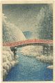 <strong>Kawase Hasui</strong><br>The Sacred Bridge at Nikko
