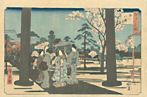 Hiroshige I/Famous Places in Edo / Fukagawa Hachiman Shrine[江戸名所　深川八幡宮]