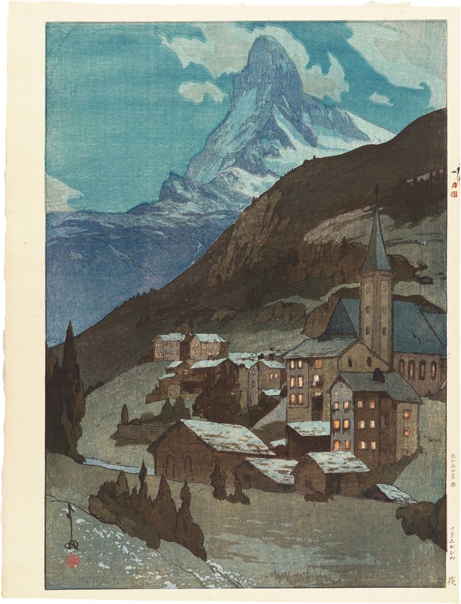 Yoshida Hiroshi “The Matterhorn at Night”／