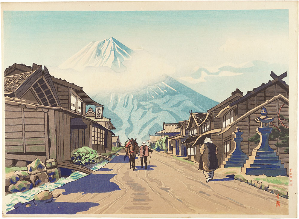 Tsuruta Goro “Yoshidaguchi, Mount Fuji”／