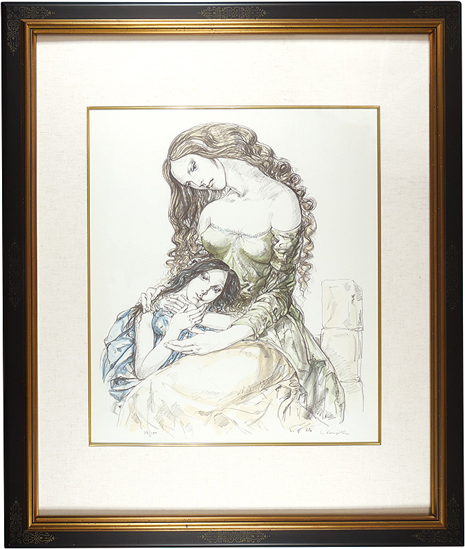 Fujita Tsuguharu (Leonard Foujita) “Mother and child”／