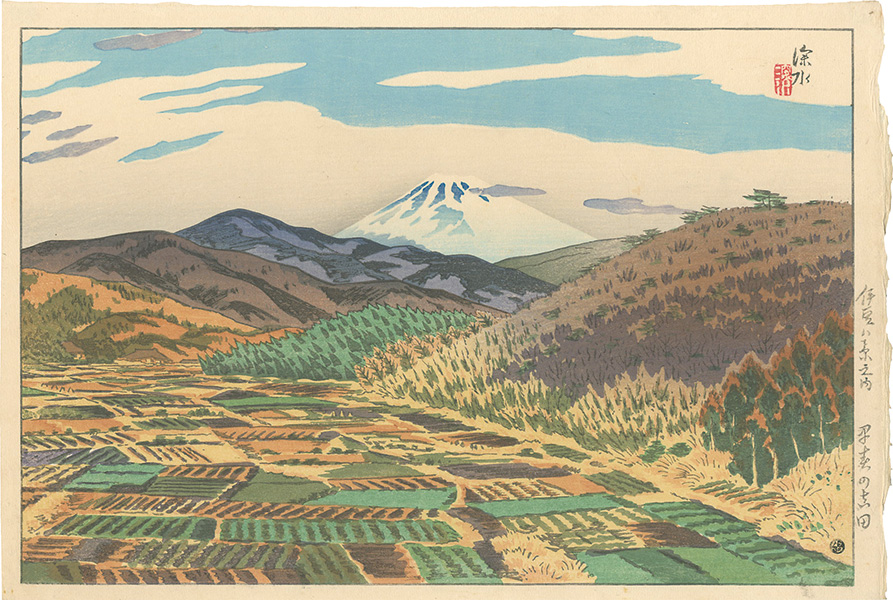 Ito Shinsui “8 Views of Izu Province / Early Spring at Yoshida”／