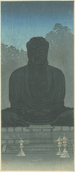 Uehara Konen “Statue of Buddha in Kamakura”／