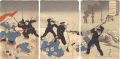 <strong>Chikanobu</strong><br>日清戦争之図　威海衛攻撃決死隊栄城湾ニ奮闘之図