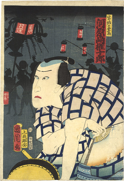 Kunichika “Kabuki Actor Print”／