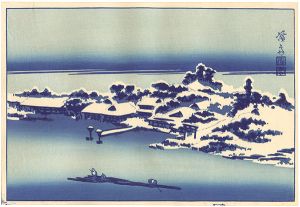 Eisen/The Sumida River in Snow 【Reproduction】[隅田川雪中【復刻版】]