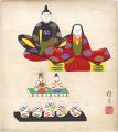<strong>Shimizu Keigetsu</strong><br>Shikishi Paper Board: Dolls