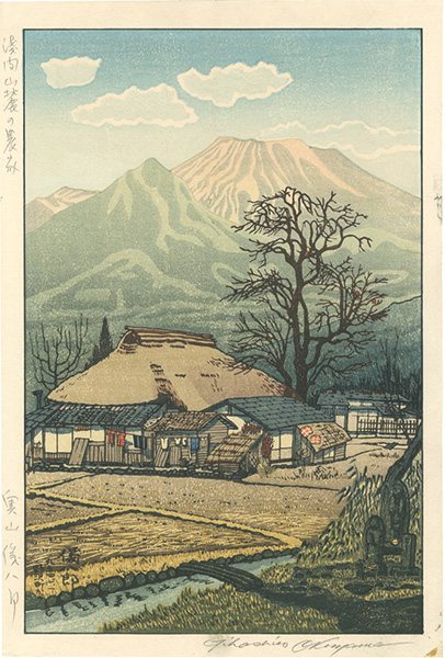 Okuyama Gihachiro “Farmers at the foot of Mt.Asama”／