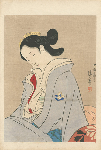 Kaburaki Kiyokata “Kuchi-e Print”／