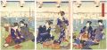 <strong>Toyokuni III and Kyosai</strong><br>Famous Places in Edo / Scenery......