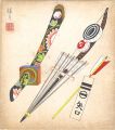 <strong>Shimizu Keigetsu</strong><br>Shikishi Paper Board: Dolls
