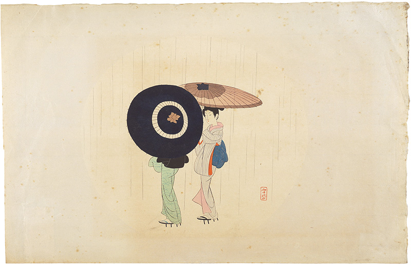 Komura Settai “The Spring Rain”／