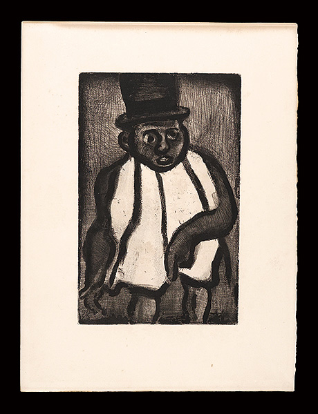 Georges Rouault “Reincarnations du pere Ubu : Bon Candidat Boudoubadabou”／