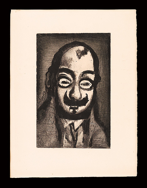 Georges Rouault “Reincarnations du pere Ubu : La Politicard”／