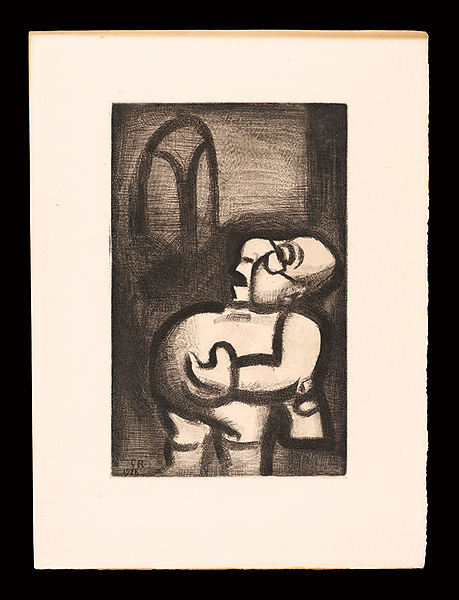 Georges Rouault “Reincarnations du pere Ubu : Le Père Ubu Chantre”／