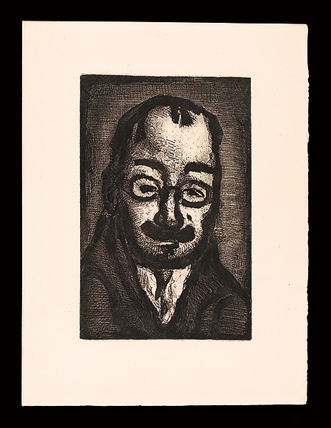 Georges Rouault “Reincarnations du pere Ubu : La Politicard”／