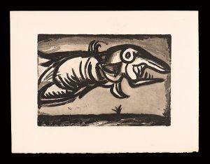 ジョルジュ・ルオー｢ユビュおやじの再生　飛ぶ魚｣