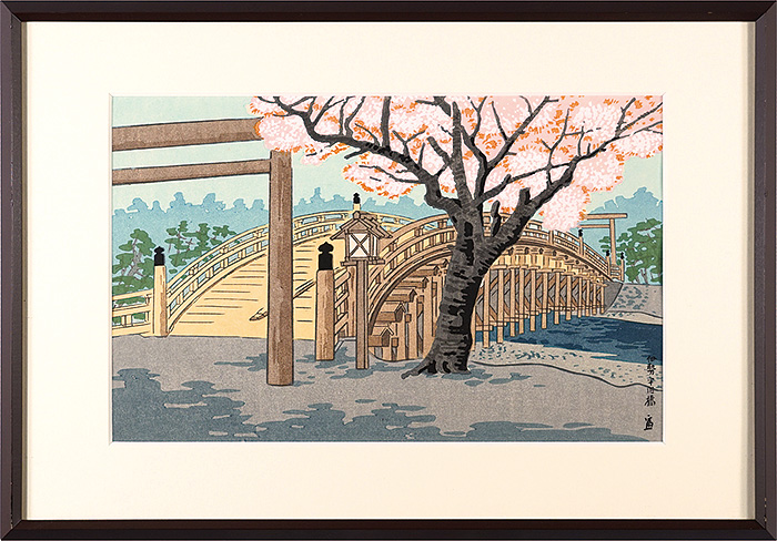 Tokuriki Tomikichiro “Ise Jingu Uji bridge”／