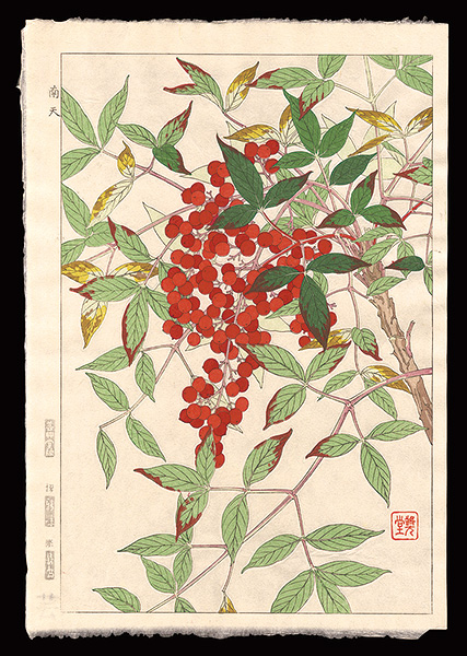 Kawarazaki Shodo “Nandina domestica”／