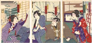 Kochoro/A Scene from the Kabuki Play: Sanpukutsui Ueno no Fukei[三福対大口寮之場]