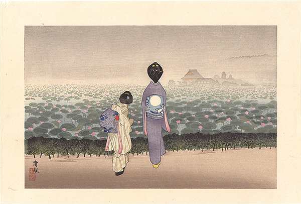 Kiyochika “Morning View of Shinobazu Benten Shrine【Reproduction】”／