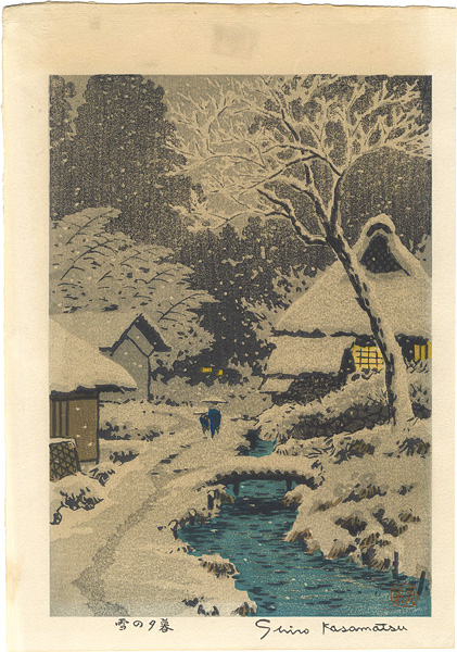 Kasamatsu Shiro “Snowy Dusk”／