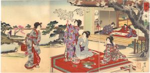 Chikanobu/Elegant Gathering in the Western Garden[西園雅集]