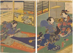 Kunisada I/Ironing (tentative title)[火熨斗（仮題）]