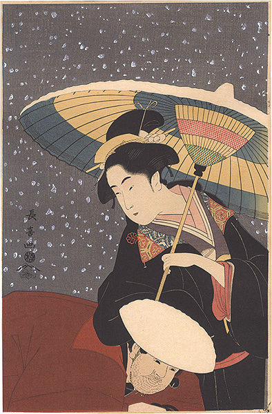 Choki “Beauty and Attendant in Snow【Reproduction】”／