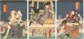 <strong>Toyokuni III</strong><br>Kabuki Play: Sannin Kichiza Ku......