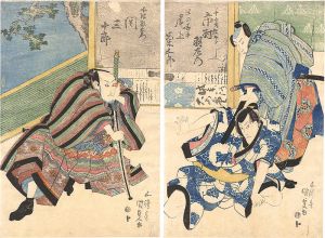 Kunisada I/Kabuki Play: The Storehouse of Loyal Retainers[仮名手本忠臣蔵]