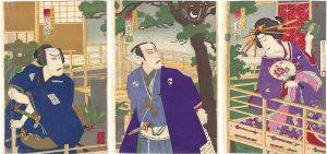Kunichika/Kabuki Play: The Storehouse of Loyal Retainers[仮名手本忠臣蔵]