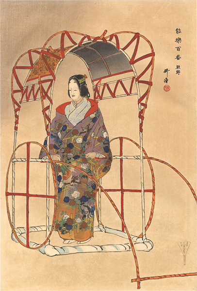 Tsukioka Kogyo “One Hundred Noh Plays / Kumano”／