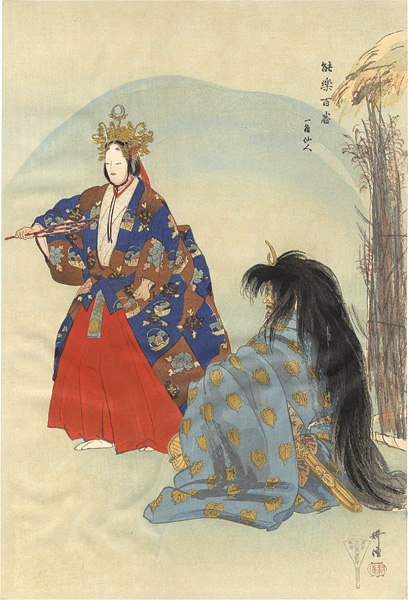 Tsukioka Kogyo “One Hundred Noh Plays / Ikkakusennin”／