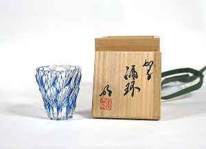 渡邊明｢切子酒杯｣