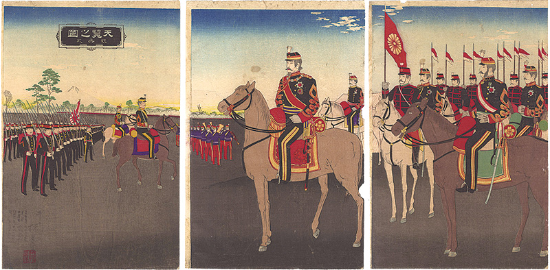 Yasuji,Tankei “Imperial Viewing of a Military Review”／