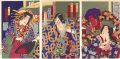 <strong>Chikanobu</strong><br>Kabuki Play: Ichinotani Gaika ......