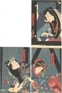 Toyokuni III/A Scene from a Kabuki Play[芝居絵]