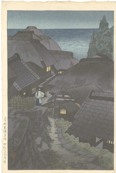 Muto Katei “Evening in Futomi, Boshu”／